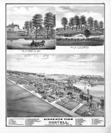 Samuel St. John, L.D. Hawkins, Norvell Bird's Eye View, Jackson County 1874